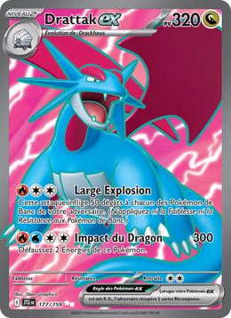 Drattak-ex - Salamence ex - Aventures Ensemble 177