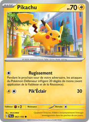 Pikachu 062/279 Pokémon Évolutions à Paldea (EV02)