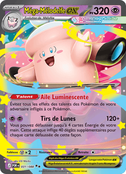 Méga-Mélodelfe-ex 031/124 Pokémon Équilibre Parfait (ME03)