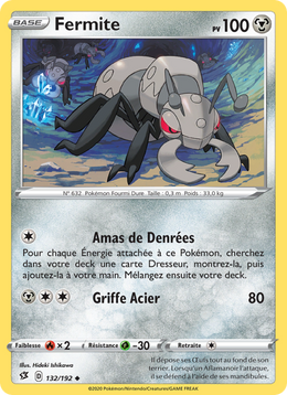 Fermite 132/209 Pokémon Clash des Rebelles