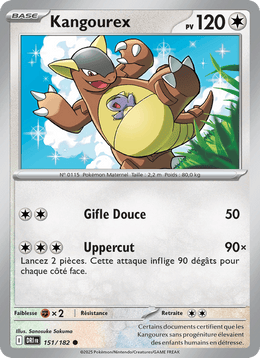 Kangourex 151/244 Pokémon Rivalités Destinées (EV10)