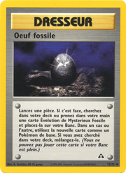Oeuf fossile 72/75 Pokémon Neo Discovery (N2)