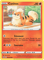 Caninos 32/284 Pokémon Poing de Fusion (FST)