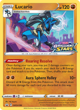 Lucario SWSH186/PROMO — Pokémon Promo Épée et Bouclier (SWSHP)