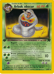 Arbok obscur 19/83 Pokémon Team Rocket (RO)