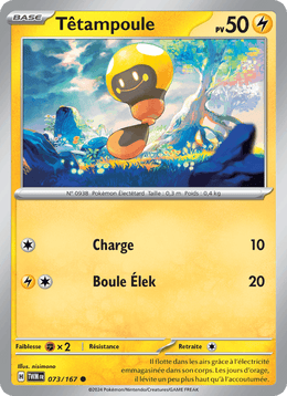Têtampoule 073/226 Pokémon Mascarade Crépusculaire (EV06)