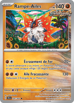 Rampe-Ailes 026/99 Pokémon Fable Nébuleuse (EV6.5)