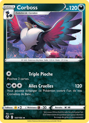 Corboss 107/215 Pokémon Tempête Argentée (SIT)