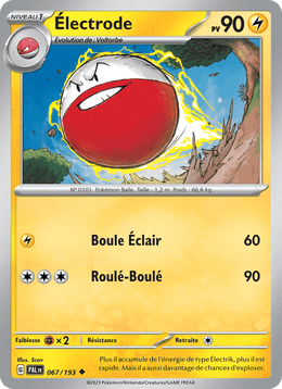 Électrode 067/279 Pokémon Évolutions à Paldea (EV02)