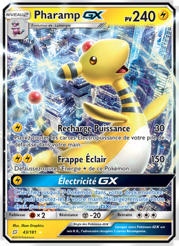 Pharamp GX 43/196 — Pokémon Duo de Choc (TEU)