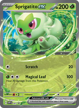 Poussacha-ex 087/PROMO — Pokémon Promo Écarlate et Violet (SVP)