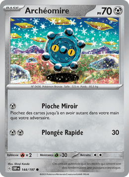 Archéomire 144/230 Pokémon Flammes Obsidiennes (EV03)