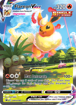 Pyroli VMAX SWSH180/PROMO — Pokémon Promo Épée et Bouclier (SWSHP)