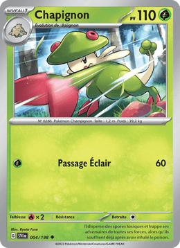 Chapignon 004/258 Pokémon Écarlate et Violet (EV01)