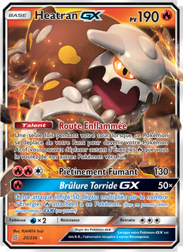 Heatran GX 25/258 — Pokémon Harmonie des Esprits (UNM)