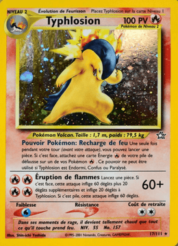 Typhlosion 17/111 Pokémon Neo Genesis (N1)