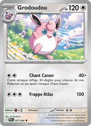 Grodoudou 077/130 Pokémon Flammes Fantasmagoriques (ME02)
