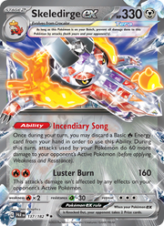 Flâmigator-ex 137/266 — Pokémon Faille Paradoxe (EV04)