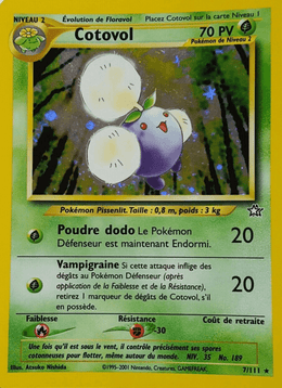 Cotovol 7/111 Pokémon Neo Genesis (N1)