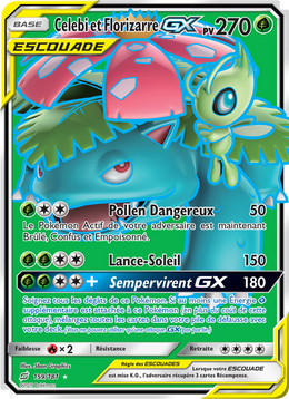Celebi et Florizarre GX 159/196 — Pokémon Duo de Choc (TEU)
