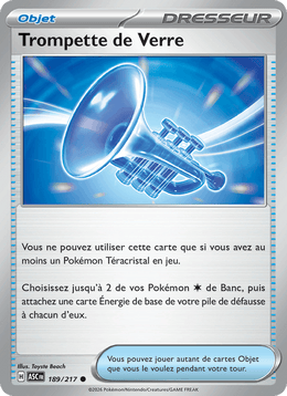 Trompette de Verre 189/295 Pokémon Héros Transcendants (ME2.5)