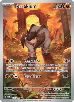 Terrakium 135/86 — Pokémon Flamme Blanche (WHT)