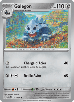 Galegon 121/226 Pokémon Mascarade Crépusculaire (EV06)