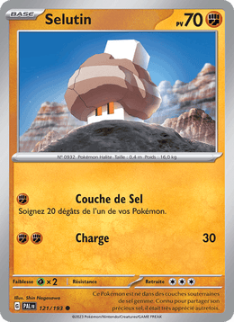 Selutin 121/279 Pokémon Évolutions à Paldea (EV02)