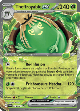 Théffroyable-ex 023/226 Pokémon Mascarade Crépusculaire (EV06)