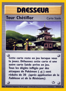 Tour Chétiflor 97/111 Pokémon Neo Genesis (N1)