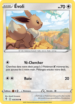 Évoli 125/237 Pokémon Évolution Céleste (EVS)