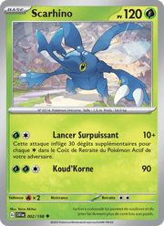 Scarhino 002/258 Pokémon Écarlate et Violet (EV01)