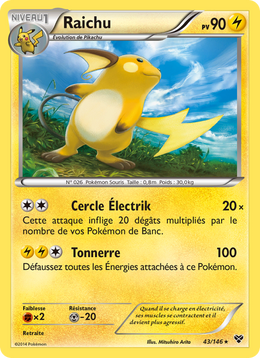 Raichu 43/146 — Pokémon XY (XY)