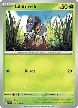 Lilliterelle 019/190 Pokémon Aventures Ensemble (EV09)