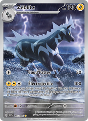 Zéblitz 115/86 — Pokémon Flamme Blanche (WHT)