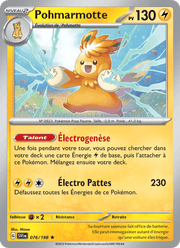 Pohmarmotte 076/258 Pokémon Écarlate et Violet (EV01)