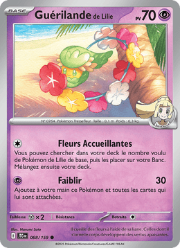 Guérilande de Lilie 068/190 Pokémon Aventures Ensemble (EV09)