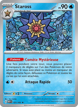Staross 121/207 Pokémon 151 (MEW)