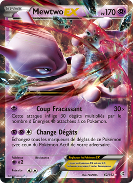 Mewtwo EX 62/165 — Pokémon Impulsion Turbo (BKT)