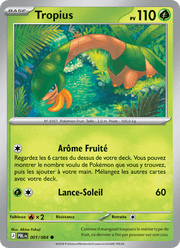 Tropius 001/120 Pokémon Nuit Noire (ME05)