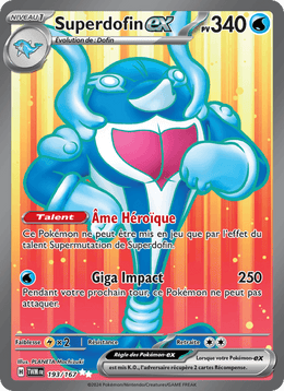 Superdofin-ex 193/226 Pokémon Mascarade Crépusculaire (EV06)