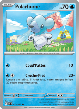 Polarhume 053/230 Pokémon Flammes Obsidiennes (EV03)