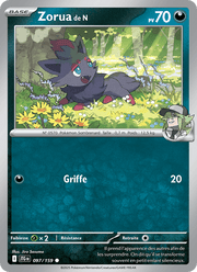 Zorua de N 097/190 Pokémon Aventures Ensemble (EV09)