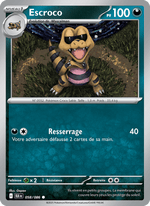 Escroco 058/172 Pokémon Foudre Noire (BLK)