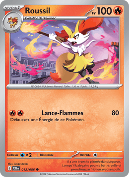 Roussil 012/122 Pokémon Chaos Ascendant (ME04)
