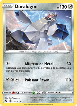 Duralugon 138/209 Pokémon Clash des Rebelles