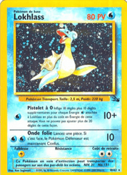 Lokhlass 10/62 Pokémon Fossile (FO)