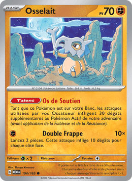 Osselait 104/207 Pokémon 151 (MEW)