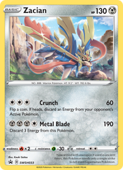 Zacian SWSH033/PROMO — Pokémon Promo Épée et Bouclier (SWSHP)