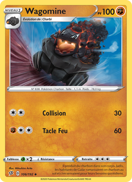 Wagomine 106/209 Pokémon Clash des Rebelles